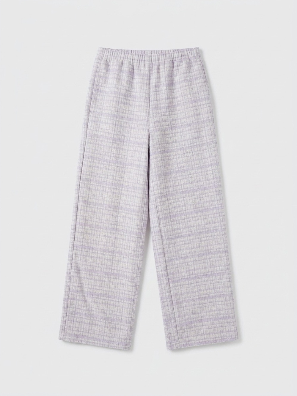 Lightβ Lavender Plaid Wide Leg Pants